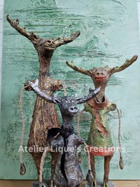 Creatieve workshop Rendiertje Atelier Liques Creations Vinkeveen